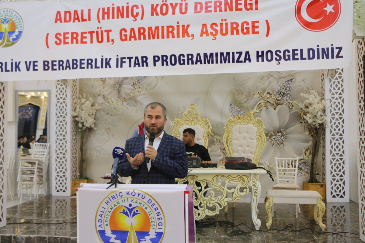 Adalı (Hiniç) Derneği’nden Kahta’da 650 kişilik 'Dayanışma İftarı'