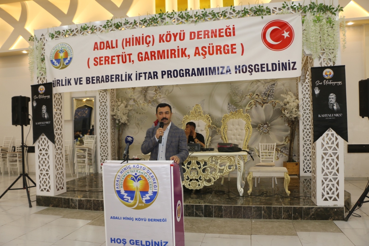 Adalı (Hiniç) Derneği’nden Kahta’da 650 kişilik 'Dayanışma İftarı'