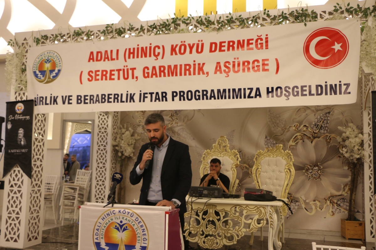 Adalı (Hiniç) Derneği’nden Kahta’da 650 kişilik 'Dayanışma İftarı'