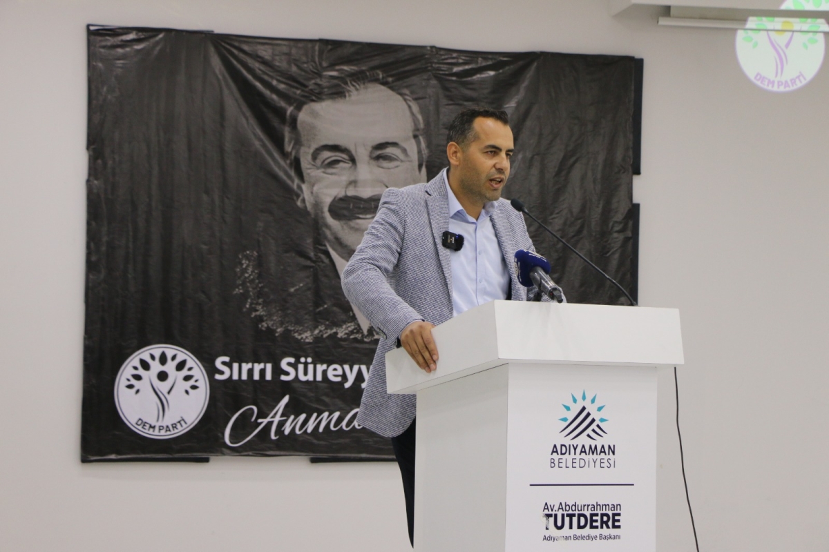 Sırrı Süreyya Önder Adıyaman’da anıldı: ‘Barış onun bize bıraktığı vasiyettir’