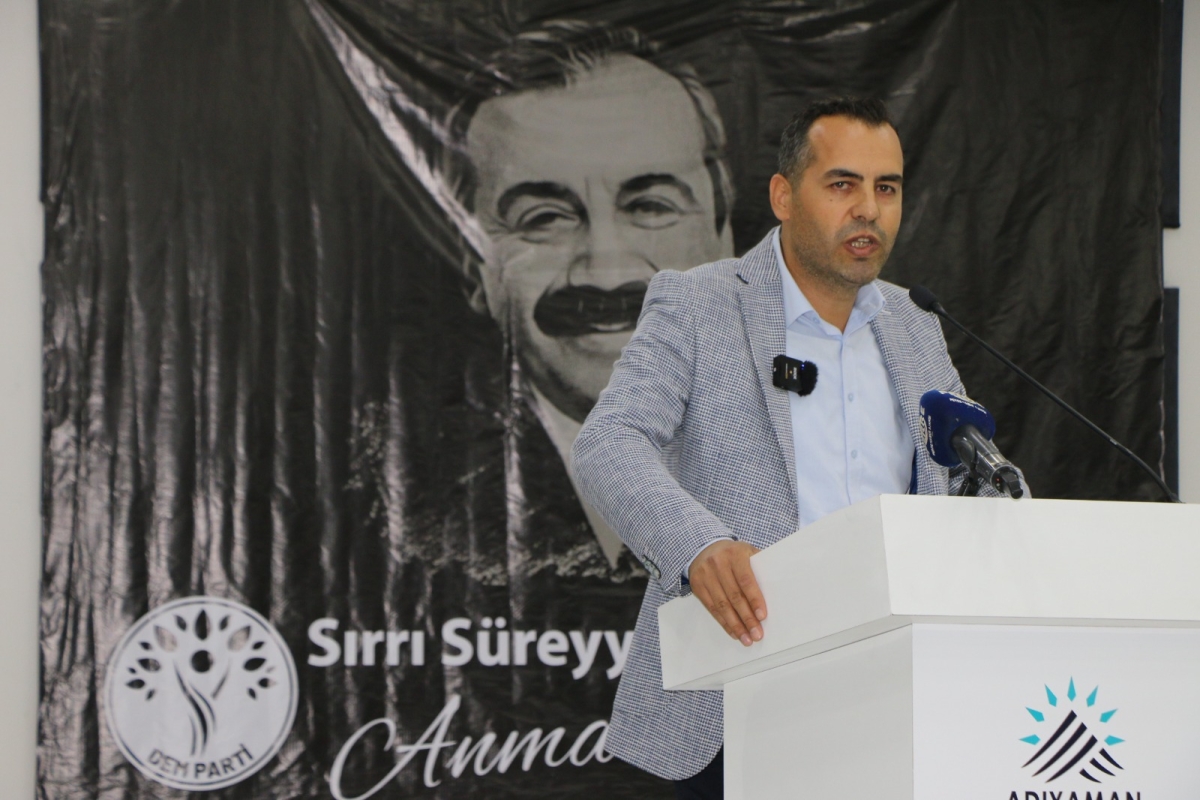 Sırrı Süreyya Önder Adıyaman’da anıldı: ‘Barış onun bize bıraktığı vasiyettir’