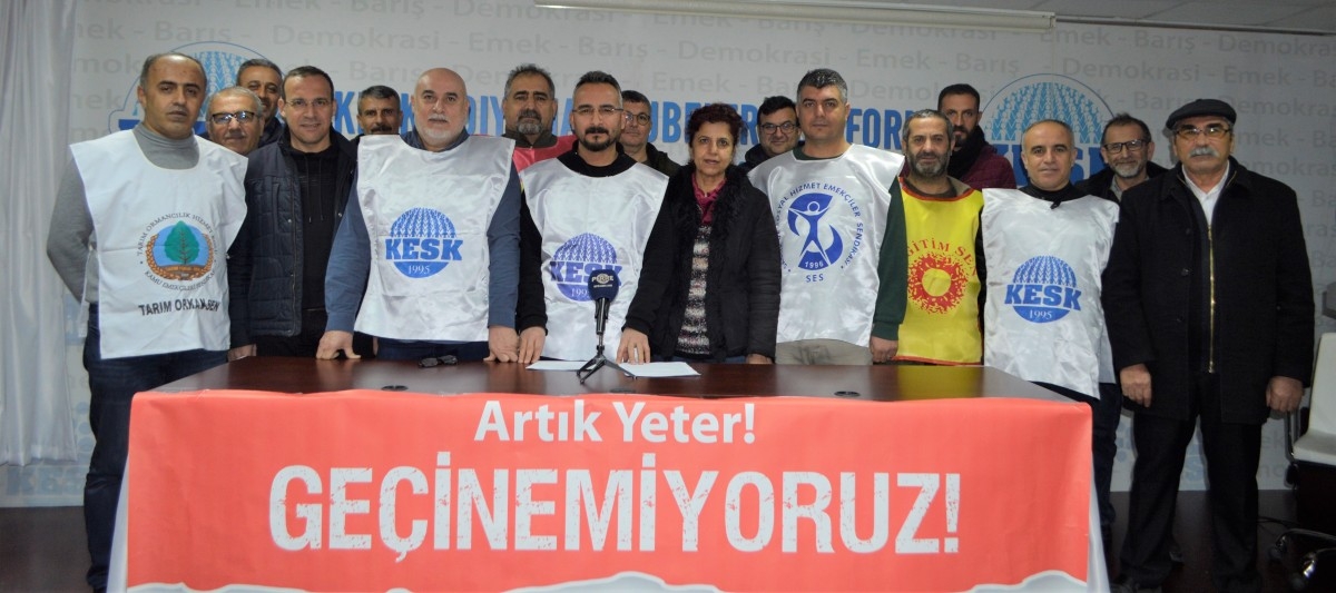 KESK üyelerinden TÜİK verilerine ve zamlara tepki  - Videolu Haber