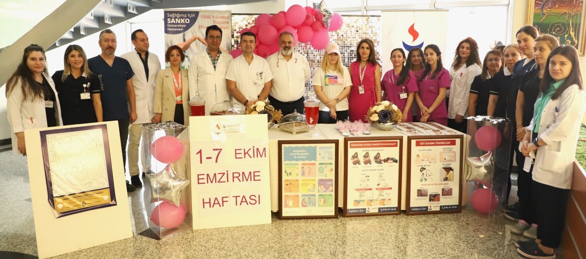 Sanko Üniversitesi Hastanesi’nde 'Emzirme Haftası' etkinliği