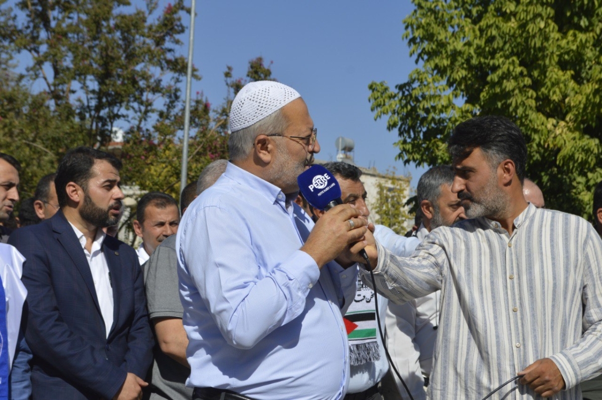 Adıyaman’da Filistin için yürüyüş yapıldı, gıyabi cenaze namazı kılındı   - Videolu Haber