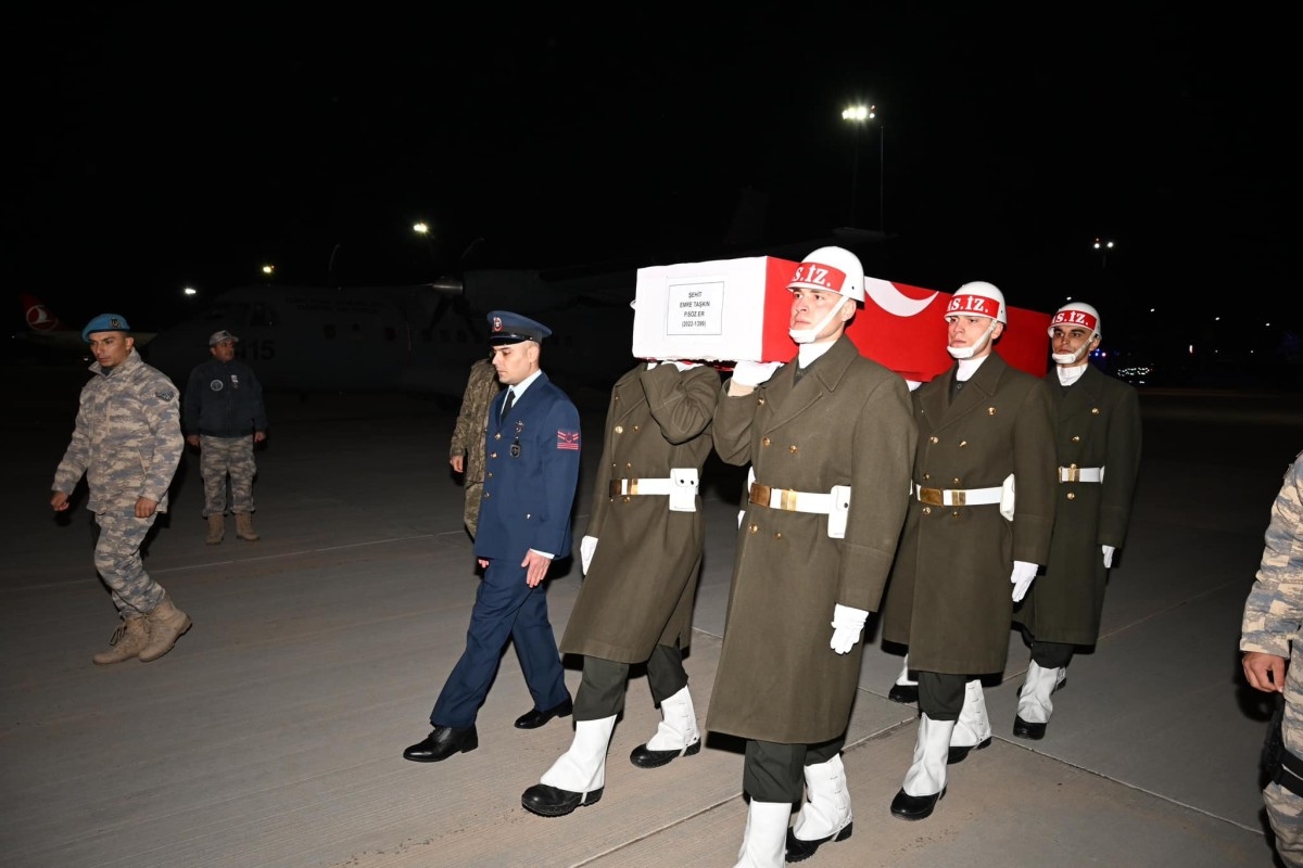 Şehit Taşkın'ın cenazesi Malatya'ya getirildi