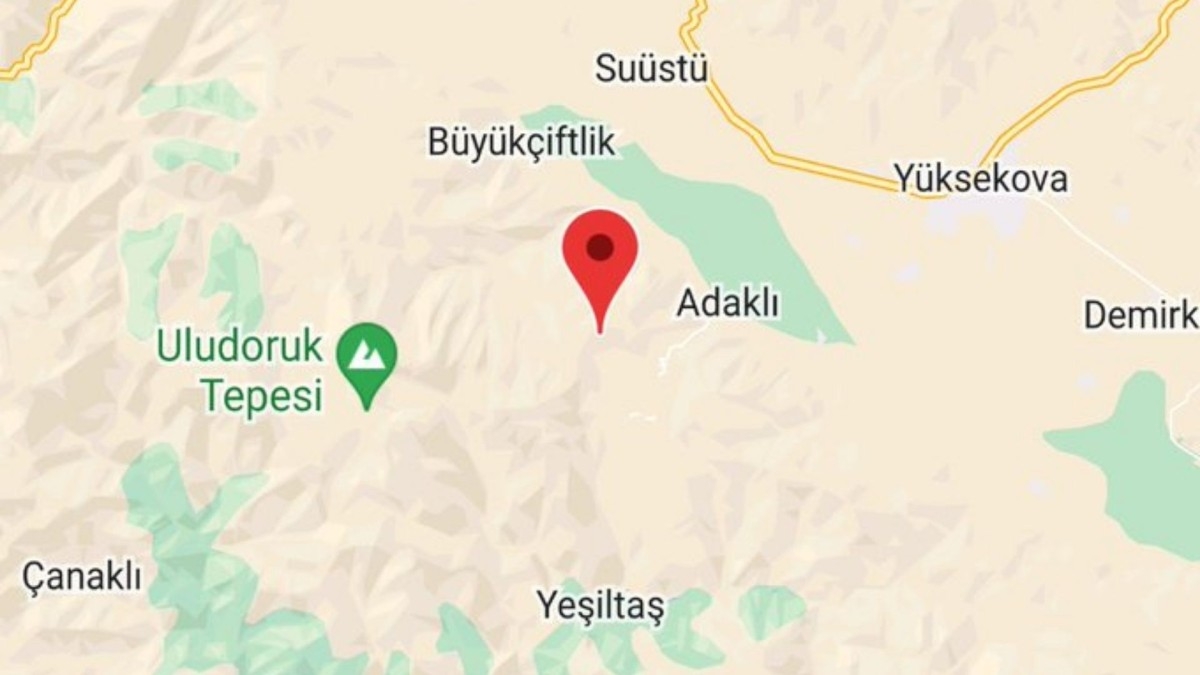 Beşik gibi sallanıyor: Yüksekova'da arka arkaya üç deprem meydana geldi