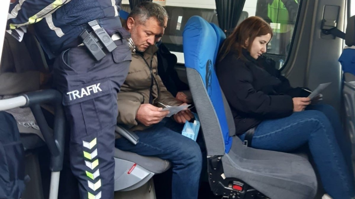 Adıyaman’da emniyet kemeri bilgilendirmesi  - Videolu Haber