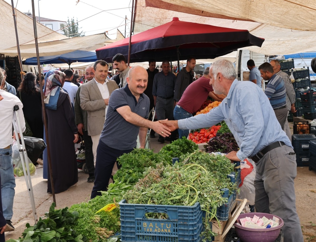 Vali Varol’dan pazar esnafına ziyaret