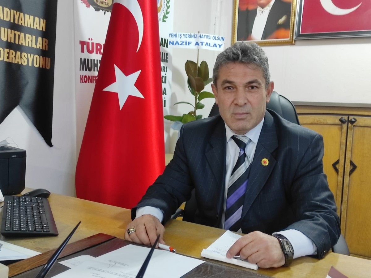 Muhtarlar Federasyonu Başkanı Taş'tan çarpıcı açıklamalar: 'Adıyaman Sahipsiz Değil'