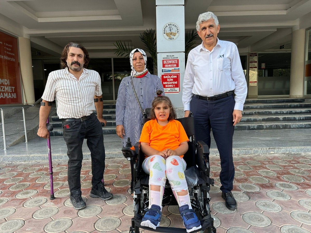 Kahta Belediyesi’nden engellilere destek