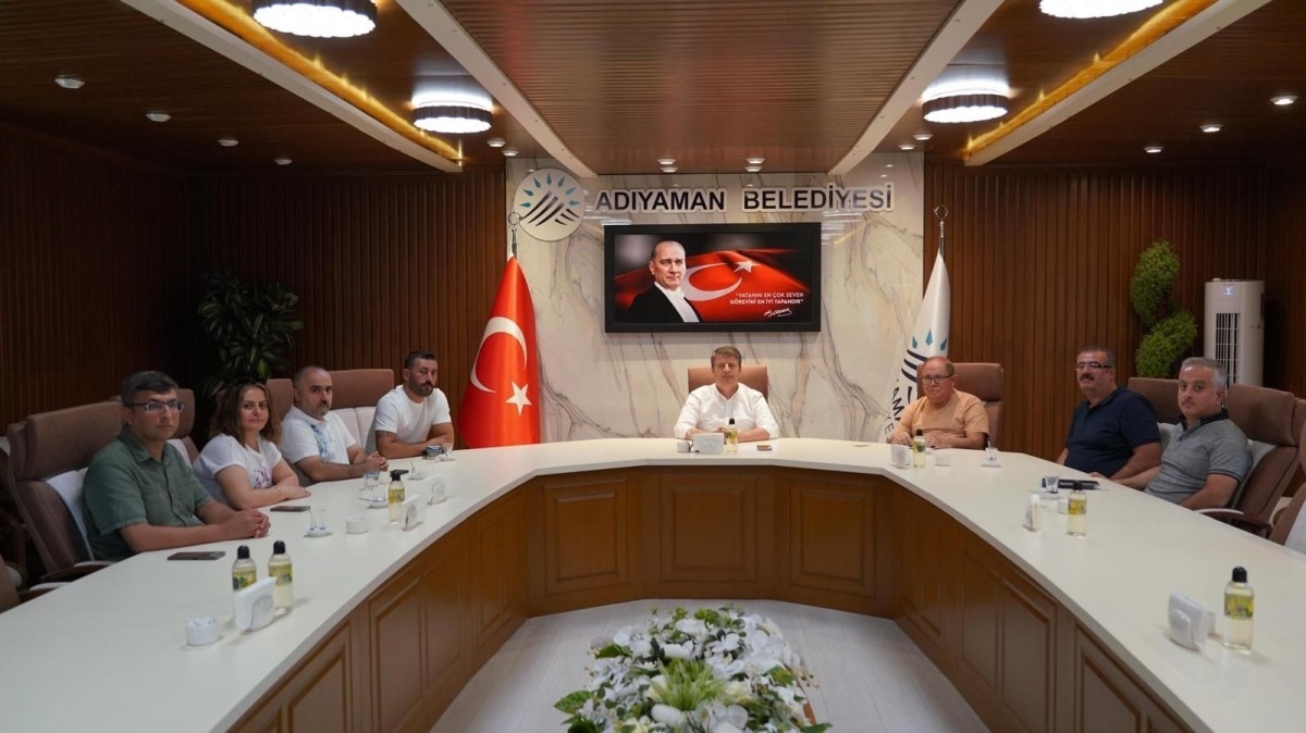 Anadolu Basın Birliği Adıyaman Şubesi'nden Başkan Abdurrahman Tutdere’ye ziyaret