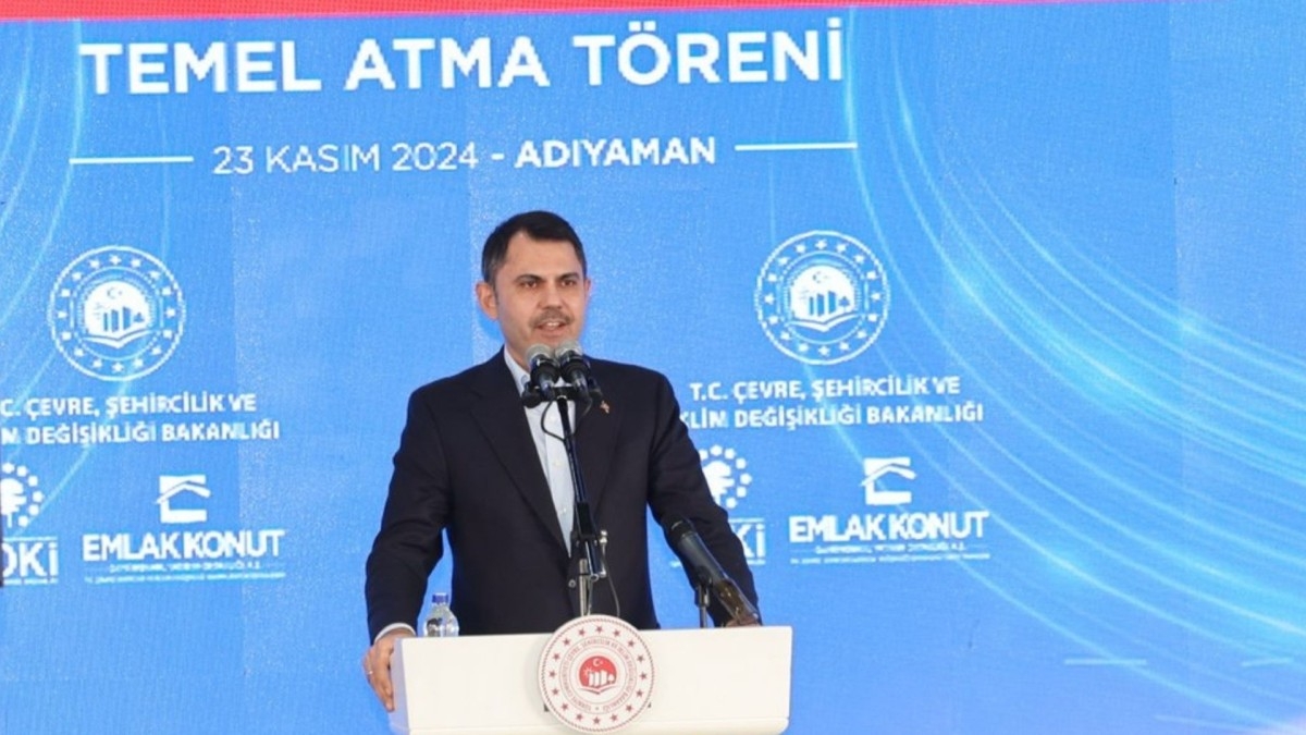 Bakan Murat Kurum Adıyaman’da: 'Çarşı Projesi’nin temeli atıldı, deprem çalışmaları değerlendirildi'