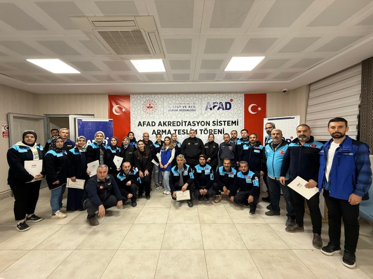 Adıyaman Yesevi Arama Kurtarma Ekibi 'Resmi Akreditasyon'unu aldı