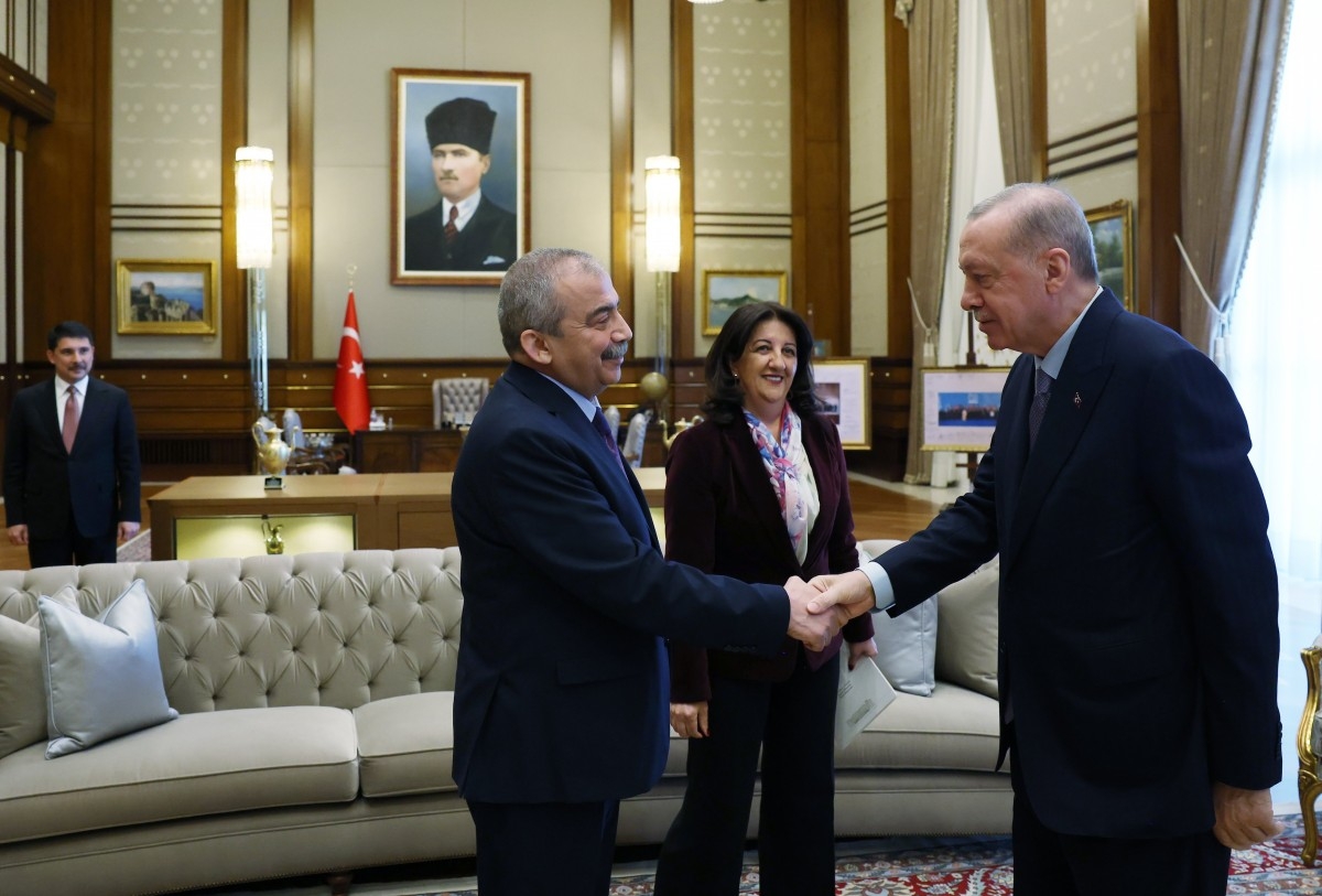 DEM Parti: 'Cumhurbaşkanı Erdoğan ile görüşme olumlu ve umut verici bir atmosferde gerçekleşti'