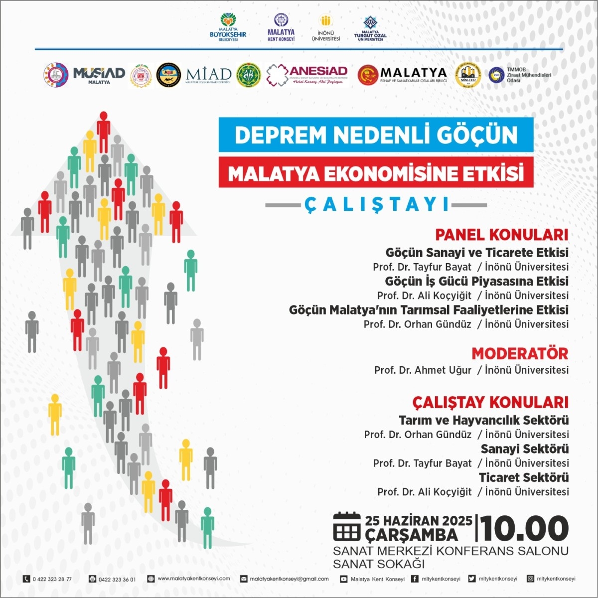 ‘Deprem Nedenli Göçün Malatya Ekonomisine Etkisi’ çalıştayı düzenleniyor