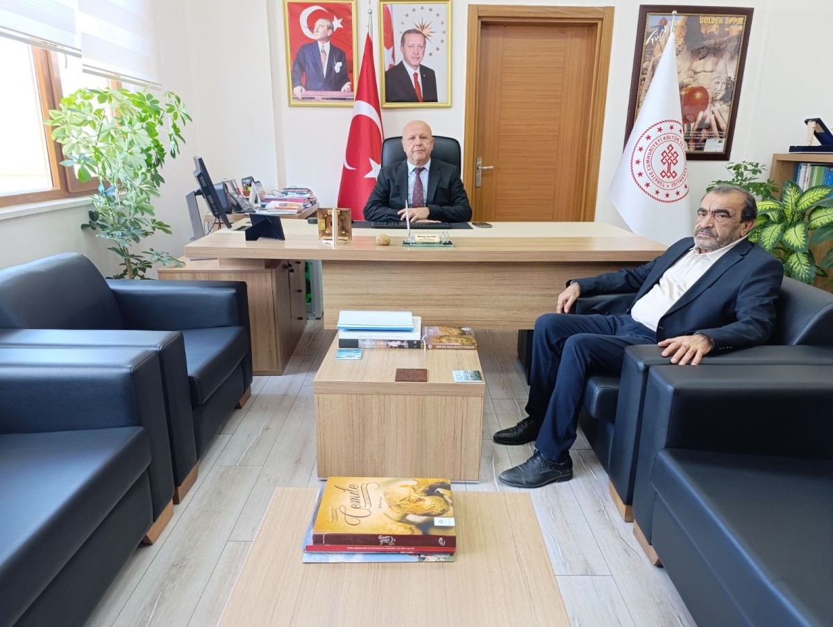 AGC Başkanı Dişkaya’dan İl Kültür ve Turizm Müdürü Mehmet Yelken’e ziyaret