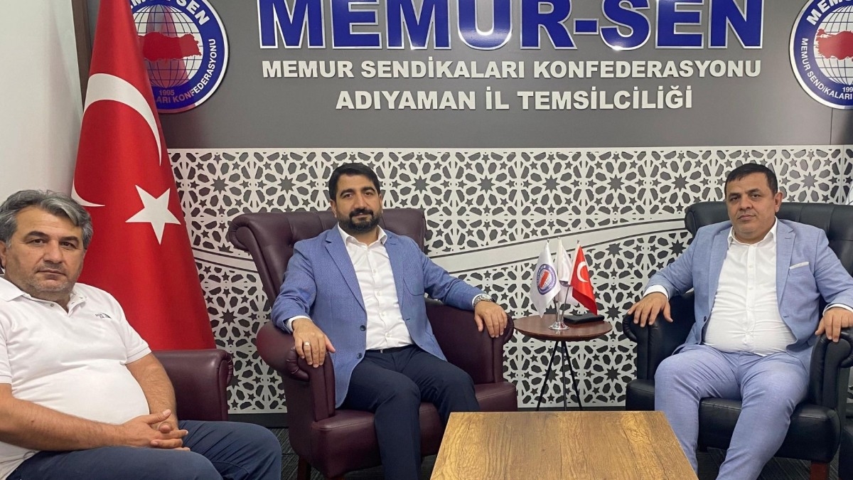 Av. Sami Işık’tan Memur-Sen’e veda ziyareti