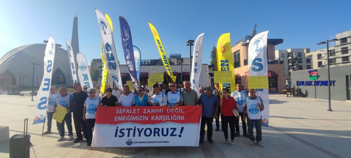 KESK Adıyaman Şubeler Platformu: ‘Sefalet teklifine karşı yetkinin asıl sahiplerini göreve çağırıyoruz’
