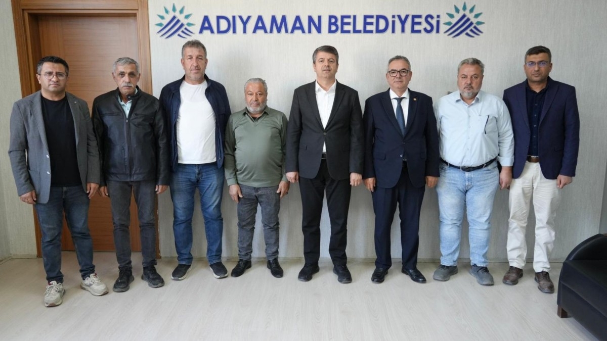 Adıyaman Basın Kartı Sahipleri Derneği’nden Başkan Tutdere’ye ziyaret
