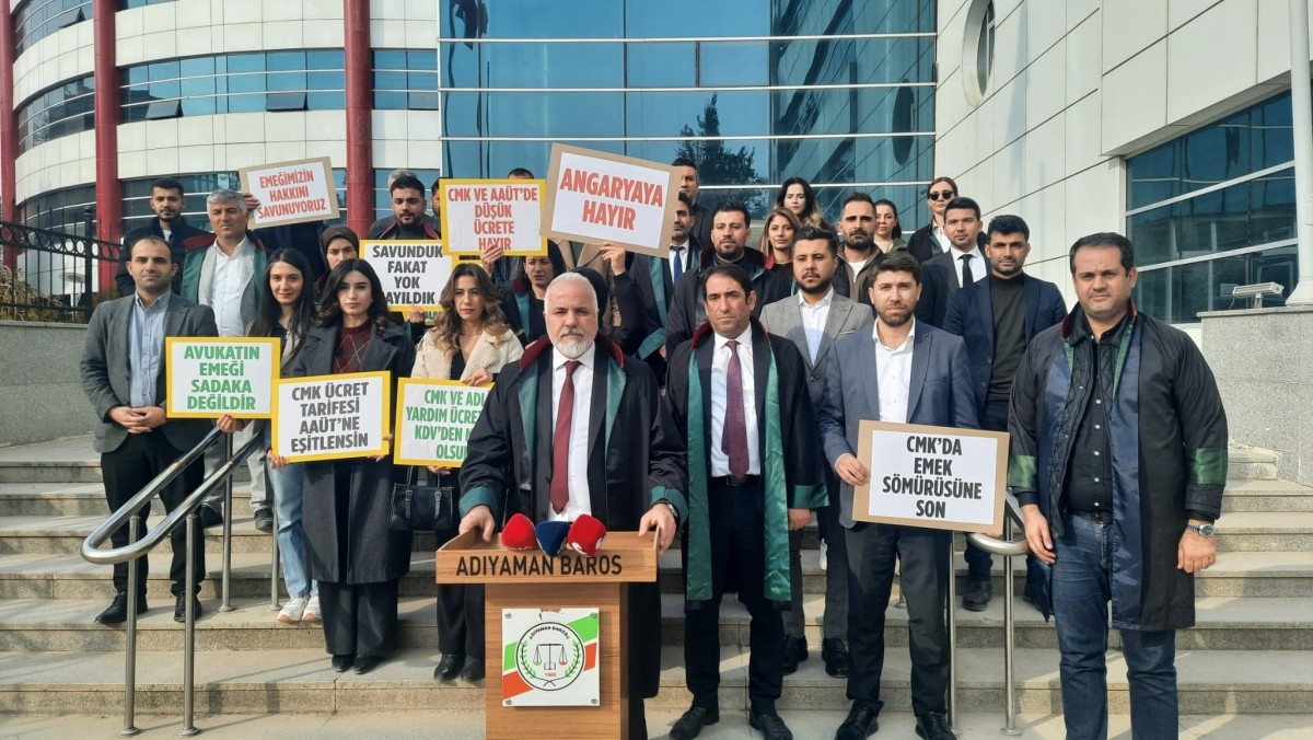 Adıyaman Barosu’ndan CMK ücret tarifesi ve KDV uygulamasına tepki  - Videolu Haber