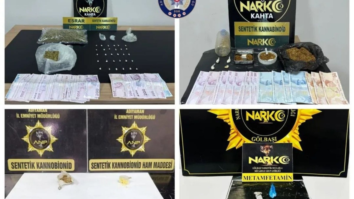 Adıyaman’da güvenlik ve narkotik operasyonları: 52 aranan şahıs yakalandı