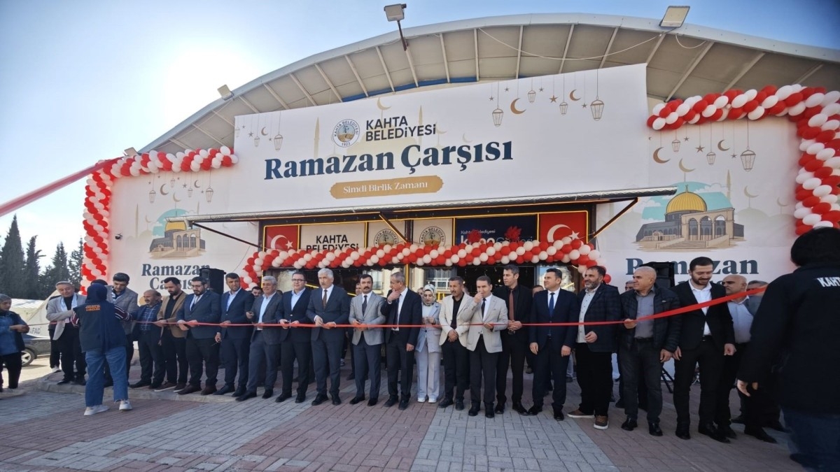Kahta’da Ramazan Çarşısı’nın resmi açılışı yapıldı  - Videolu Haber