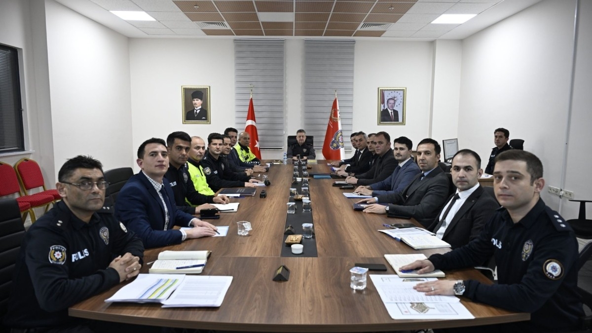 Adıyaman İl Emniyet Müdürlüğü’nde haftalık değerlendirme toplantısı yapıldı