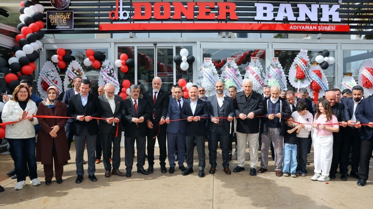 Adıyaman’da Dönerbank ve Espressolab şubeleri hizmete açıldı