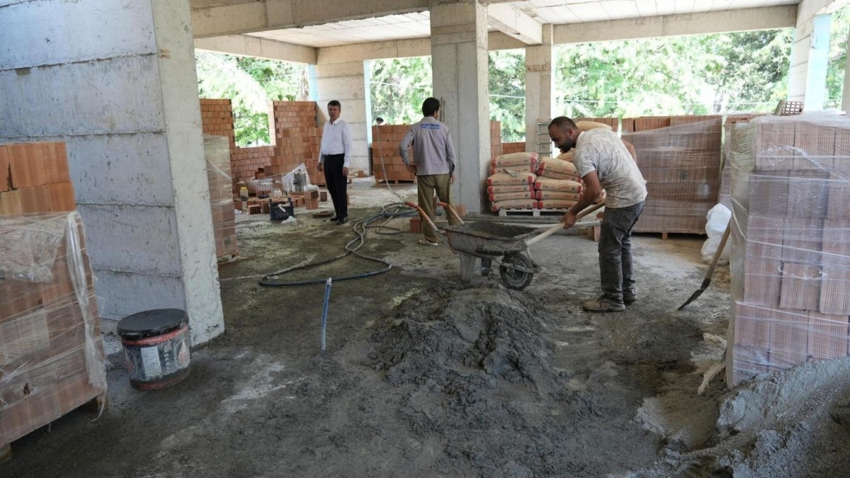 Varlık Mahallesi’nde Kültür ve Taziye Evi mesaisi devam ediyor  - Videolu Haber
