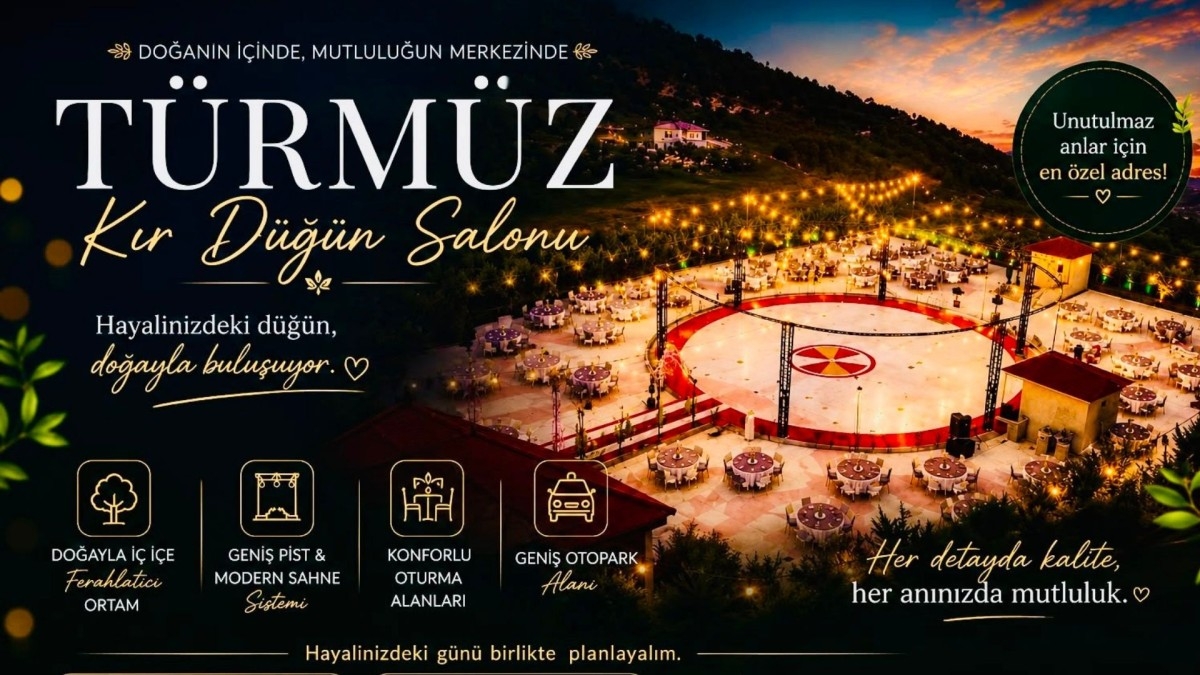 Türmüz Kır Düğün Salonu’ndan 5 çifte ücretsiz düğün fırsatı  - Videolu Haber