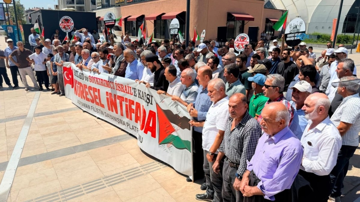 Adıyaman Filistin Dayanışma Platformu'ndan Filistin Kara Konvoyu için çağrı  - Videolu Haber