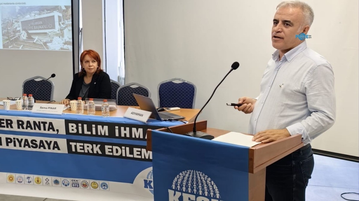 KESK'ten 17 Ağustos'un 27. yılında sempozyum: Adıyaman’ın deprem sonrası sorunları konuşuldu