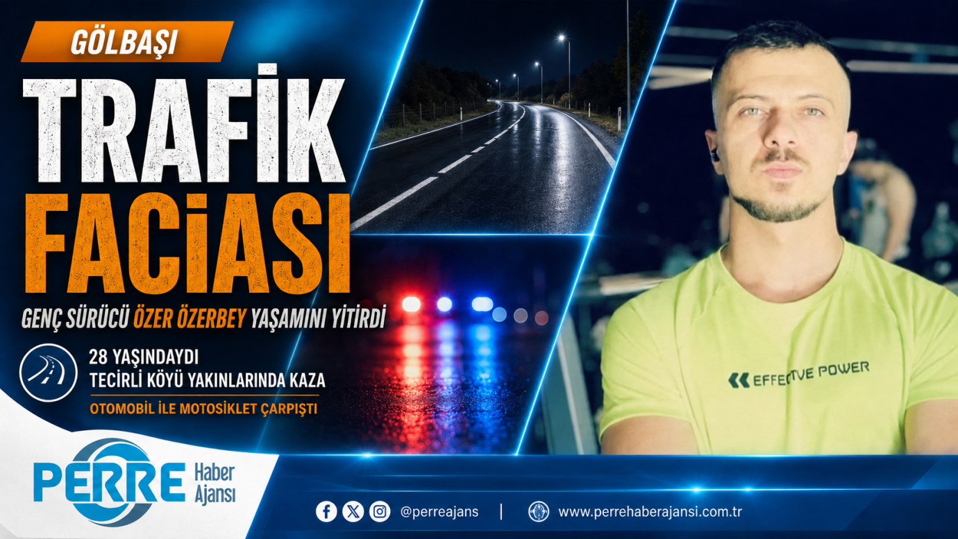 Gölbaşı’nda otomobil ile motosiklet çarpıştı: Özer Özerbey hayatını kaybetti