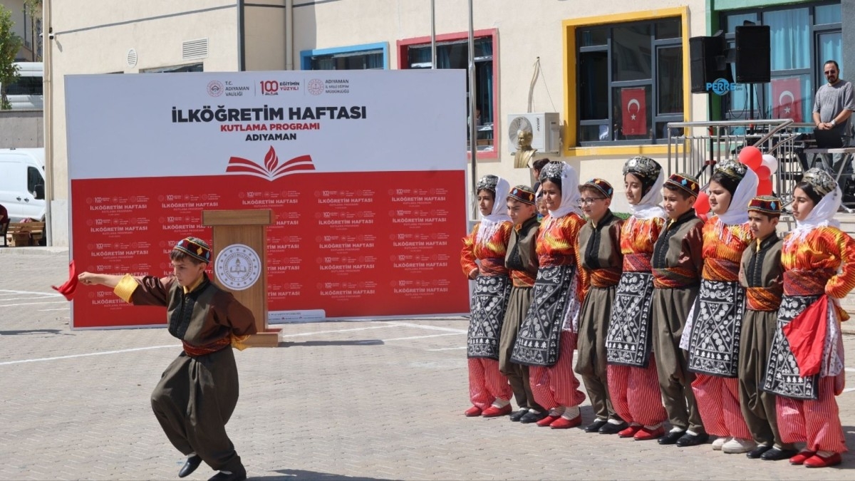 Adıyaman’da İlköğretim Haftası Vatan İlkokulu’nda kutlandı