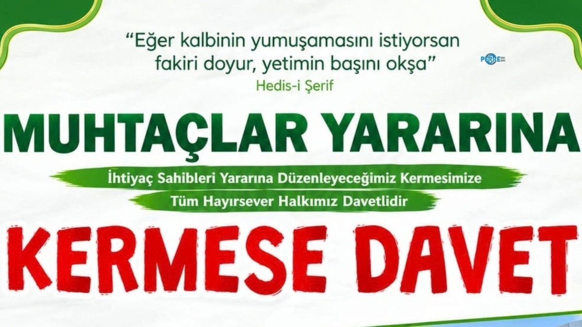 Umut Kervanı’ndan ihtiyaç sahipleri için üç günlük kermes çağrısı