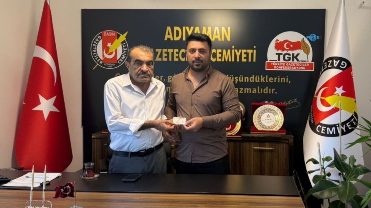 Kahta Gazete imtiyaz sahibi Ömer Faruk Yılmaz AGC’ye üye oldu