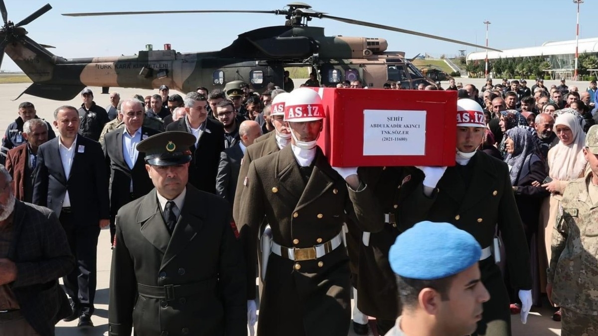 Şehit Akıncı’nın cenazesi Adıyaman’a getirildi