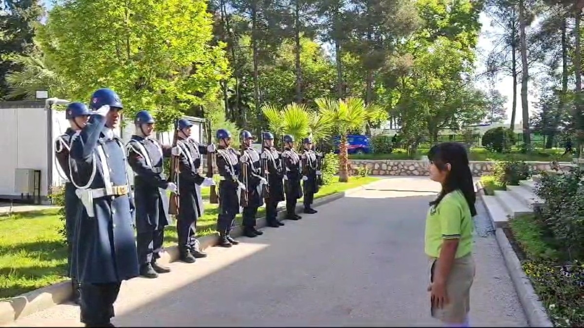Minik Ada tören mangasıyla karşılandı  - Videolu Haber