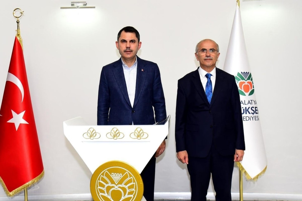 Bakan Murat Kurum Malatya’da  Söğütlü Cami temel atma törenine katıldı