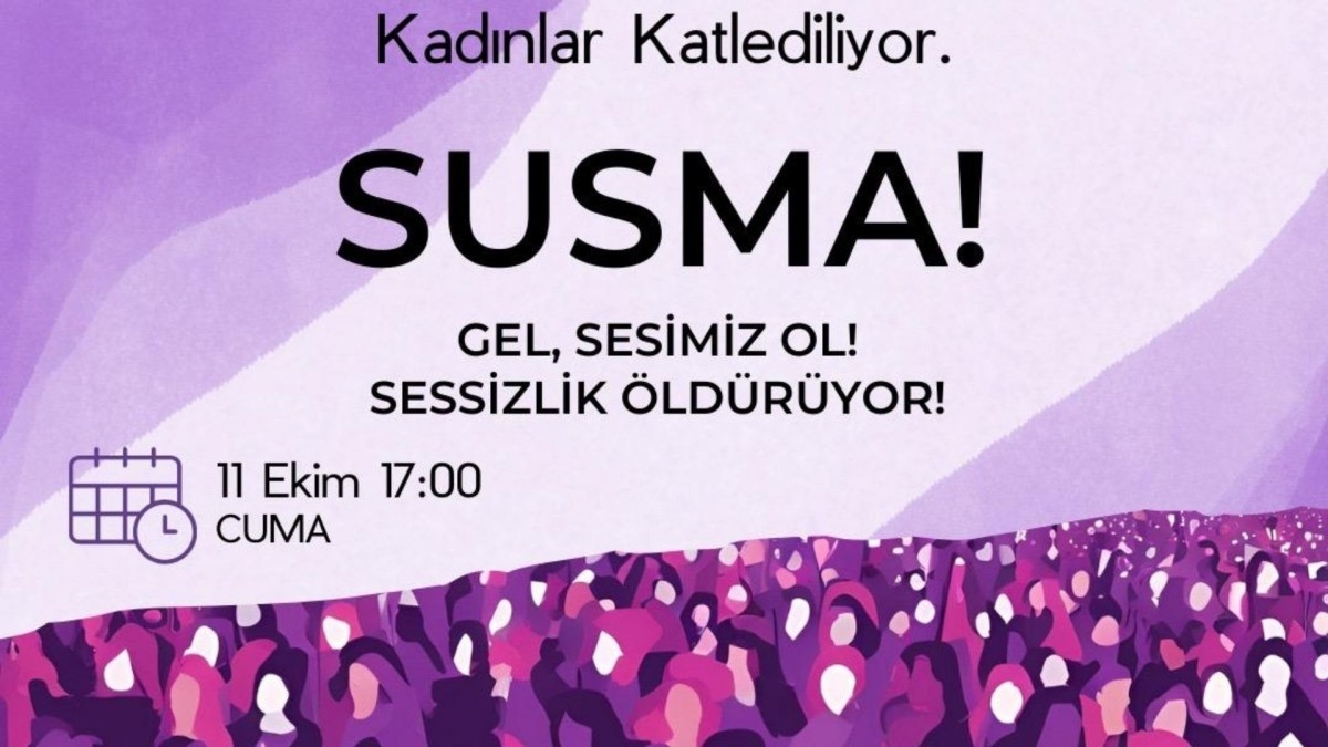 Adıyaman Barosu’ndan kadına şiddet protestosu: 'Susma, Sessizlik Öldürüyor'