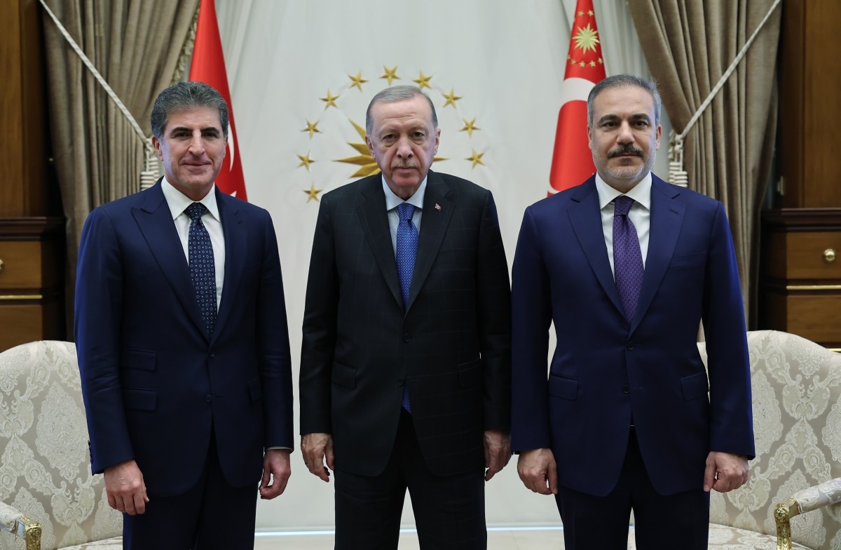 Cumhurbaşkanı Erdoğan ile Neçirvan Barzani görüştü: Kritik konular masaya yatırıldı