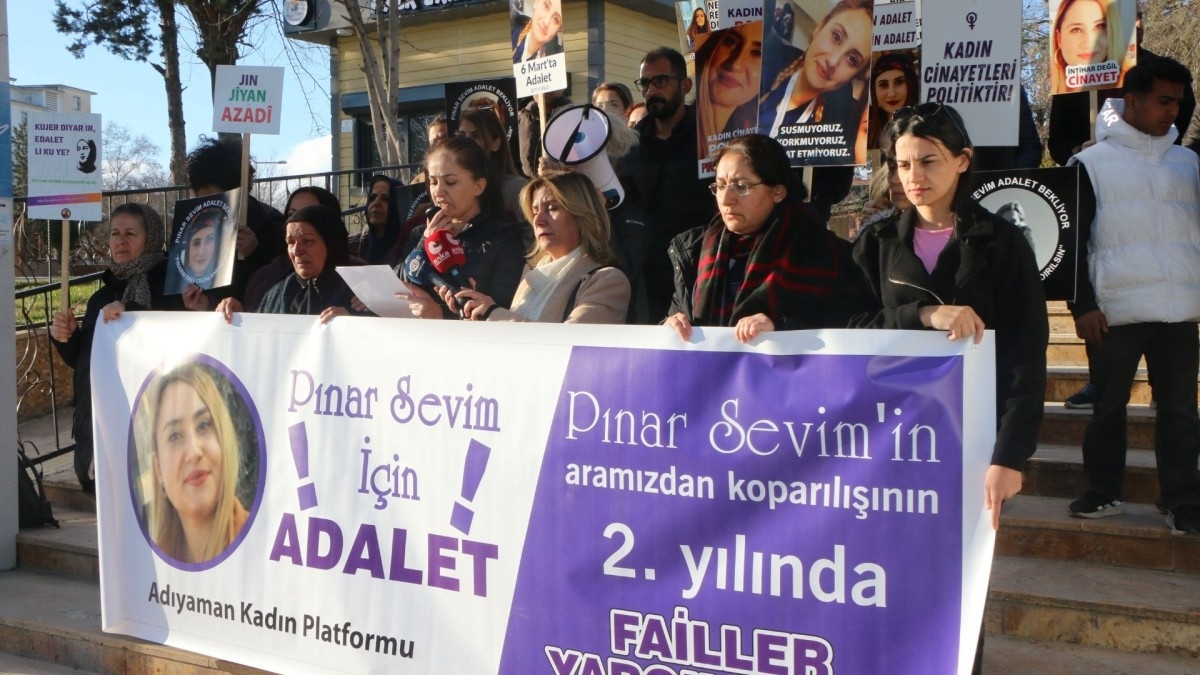 Adıyaman Kadın Platformu’ndan 'Pınar Sevim İçin Adalet' çağrısı  - Videolu Haber