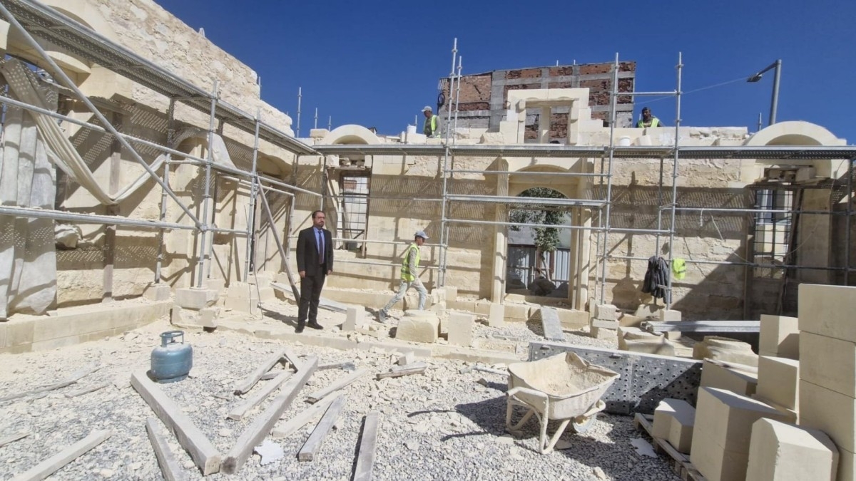 Adıyaman İl Müftüsü Şavlı, Ulu Cami ve Kap Cami’ndeki çalışmaları inceledi