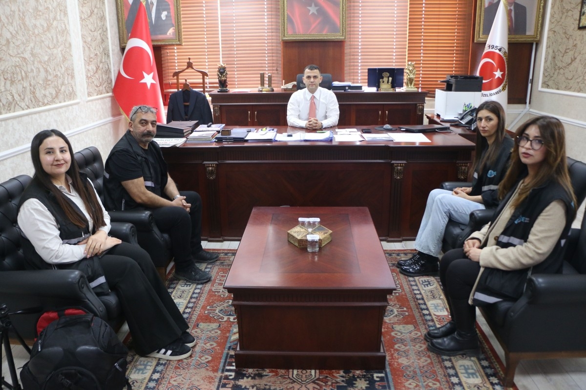 Perre Haber Ajansı’ndan İl Özel İdaresi Genel Sekreteri ve Vali Yardımcısı Şükrü Alperen Göktaş’a nezaket ziyareti
