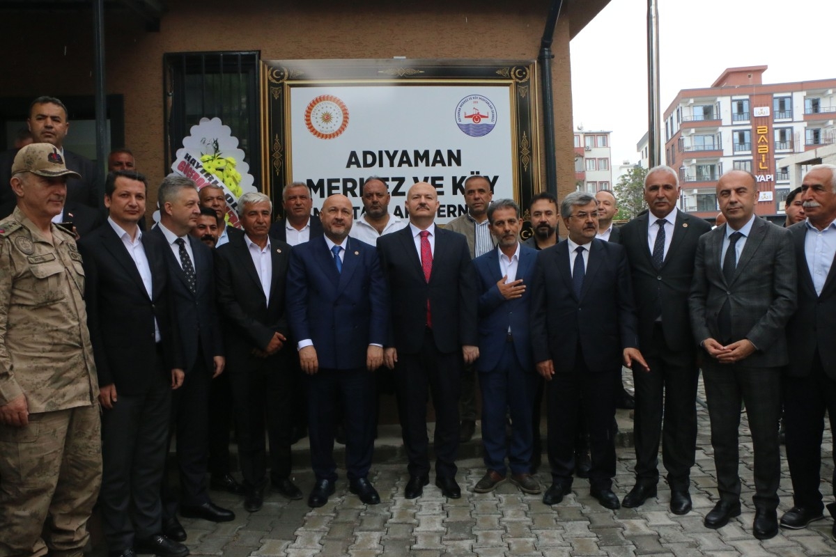 Adıyaman Merkez ve Köy Muhtarları Derneği Hizmet Binası açılışı gerçekleştirildi  - Videolu Haber